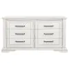 Coaster Fine Furniture 215873 Mckinney - 6-Drawer Bedroom Dresser Cabinet - Vintage White
