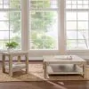 Coaster Fine Furniture 723488-S2 Solano - 2-Piece Square Coffee Table Set - Weathered Mango