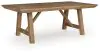 Benchcraft® D858-45 Ridgester - Rectangular Dining Room Extension Table - Light Brown