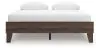 Ashley Furniture EB3660-113 Calverson - Queen Platform Bed - Mocha