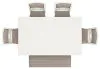 Ashley Furniture D423-325 Erinberg - Dining Room Table Set (Set of 6) - Antique White