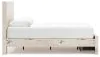 Ashley Furniture B2310B4 Ashley Furniture B2310B4 Lawroy - Queen Panel Bed With Storage Footboard - Light Natural