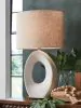 Ashley Furniture L235984 Trentlen - Paper Table Lamp - Cream / Gold Finish