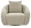 Ashley Furniture A3000782 Yahya - Swivel Accent Chair - Pebble
