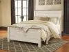 Ashley Furniture B267B8 Ashley Furniture B267B8 Willowton - Queen Panel Bed - Whitewash