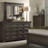 Liberty Furniture 759-BR-QSBDMC Liberty Furniture 759-BR-QSBDMC Thornwood Hills - 4 Piece Bedroom Set (Queen Storage Bed, Dresser & Mirror, Chest) - Rock Beaten Brown