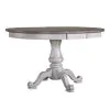 Liberty Furniture 303W-CD-5PDS Ocean Isle - 5 Piece Pedestal Table Set - Antique White