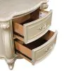 New Classic B992-040M Monique - Nightstand With Marble Top - Champagne