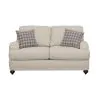 CoasterElevations 511095 Glenn - Upholstered English Arm Loveseat - Light Gray