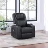 Coaster Fine Furniture 609475P Armstrong - Upholstered Power Lift Massage Recliner - Black