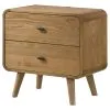 Coaster Fine Furniture 225092 Robyn - 2-Drawer Nightstand Bedside Table - Light Ash