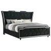 Coaster Fine Furniture 223161KEB1 Lorient - King Headboard, Box 1 of 4 - Black