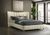Coaster Fine Furniture 315956Q Evelyn - Upholstered Queen Panel Platform Bed - Ivory