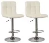 Ashley Furniture D120-230 Bellatier - Tall UPH Swivel Barstool(Set of 2) - Bone