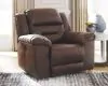 Ashley Furniture 3990498 Ashley Furniture 3990498 Stoneland - Power Rocker Recliner - Chocolate