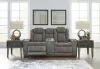 Ashley Furniture 22004/15/18/13 Ashley Furniture 22004/15/18/13 Next-Gen Durapella - 3 Pc. - Power Sofa, Loveseat, Recliner - Slate