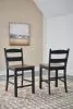 Ashley Furniture D546-724 Valebeck - Barstool (Set of 2) - Black / Brown