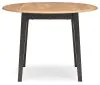 Ashley Furniture D396-15 Gesthaven - Round Dining Room Drop Leaf Table - Natural / Brown