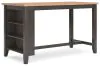 Ashley Furniture D396-13 Gesthaven - Rectangular Dining Room Counter Table - Natural / Brown