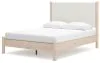 Ashley Furniture B2615B4 Ashley Furniture B2615B4 Cadmori - Queen Upholstered Panel Bed - Two-tone