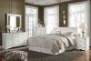 Ashley Furniture B129/77/B100-31 Ashley Furniture B129/77/B100-31 Anarasia - Queen Sleigh Headboard with Bolt on Bed Frame - White