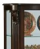 Pulaski Furniture 21429 PFC Curios - Distinguished Carved 3 Shelf Curio Cabinet - Cherry Brown