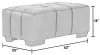 Jackson 429610-1152/18-1300/28 Drummond - Ottoman - Steel