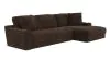 Jackson Furniture Industries 3045/63/76-09 Comfrey - 2 Piece Sofa / RSF Chaise - Chocolate