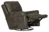 Jackson Furniture Industries 47535-1304/56-3304/56 Maddie - Faux Leather Swivel Glider Recliner - Ash