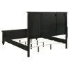 CoasterEssence 201321Q-S4 Sandy Beach - 4 Piece Queen Bedroom Set (Bed, Dresser, Mirror, Nightstand) - Black