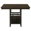CoasterEveryday 100958-S5 Jaden - 5 Piece Square Counter Height Dining Set - Espresso