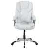 CoasterEssence 801140 Kaffir - Upholstered Adjustable Home Office Desk Chair - White