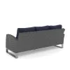 New Classic G801C-30S Fiji - 2 Piece Outdoor Set (Sofa & Slat Top Coffee Table Set) - Blue
