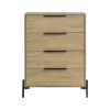 Intercon NH-BR-2404-VNM-C Newhall - Chest - Vintage Oak Melamine
