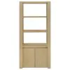 Coaster Fine Furniture 708224 Laurelton - 3-Shelf Media Tower Tall Pier Cabinet - Light Oak