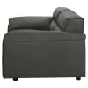 Coaster Fine Furniture 509505 Buxton - Top Grain Leather Upholstered Loveseat - Graphite