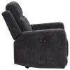Coaster Fine Furniture 610156P Kennett - Chenille Upholstered Power Recliner Chair - Dark Gray