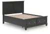 Ashley Furniture B687B17 Ashley Furniture B687B17 Lanolee - Queen Panel Storage Bed - Black
