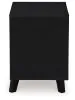 Ashley Furniture B1013-92 Danziar - Two Drawer Night Stand - Black