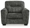 Ashley Furniture 5050423 Lonoke - Chair And A Half - Gunmetal
