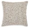 Ashley Furniture A1001068P Ashley Furniture A1001068P Abler - Pillow - Ivory / Gray / Gold