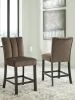 Ashley Furniture PCD581-124 Jeshina - Upholstered Barstool (Set of 2) - Mocha
