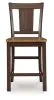 Ashley Furniture PCD651-124 Rylandeen - Barstool (Set of 2) - Light Brown / Dark Brown