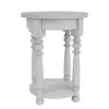Riverside Furniture 54313 Riverside Furniture 54313 Winston - Round Chairside Table - Aged Cotton
