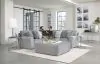 Jackson Furniture Industries 2477/62/42-28 Jackson Furniture Industries 2477/62/42-28 Glacier - 2 Piece Sectional With 9 Included Accent Pillows - Shark