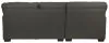 Jackson Furniture Industries 5473/42/75 Crawford - 2 Piece Sofa Chaise With LSF Chaise With 6 Included Accent Pillows - Dark Gray