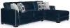 Jackson Furniture Industries 2223/63/76-68 Jackson Furniture Industries 2223/63/76-68 Jetson - 2 Piece Sofa / RSF Chaise With Comfort Coil Seat Cushions And 4 Included Accent Pillows - Nile