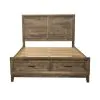 Liberty Furniture 384-BR-QSB Liberty Furniture 384-BR-QSB Ridgecrest - Queen Storage Bed - Cobblestone