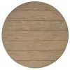 Riverside Furniture 32301 Barrington - 2 Tone Round Cocktail Table - Antique Oak / Matte Black