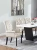 CoasterEssence 115183 Alana - Velvet Upholstered Dining Arm Chair - Sand
